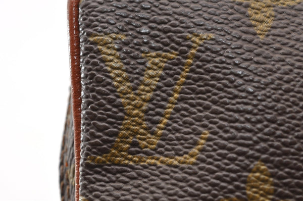 Auth Louis Vuitton Monogram Mini Poche Danube Shoulder Cross Bag Old Model 8186I