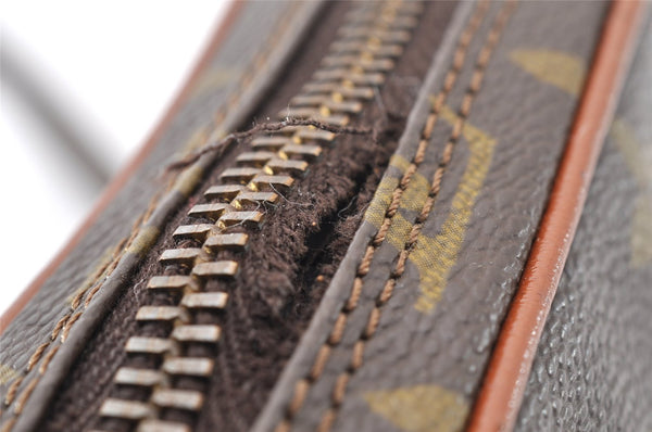 Auth Louis Vuitton Monogram Mini Poche Danube Shoulder Cross Bag Old Model 8186I