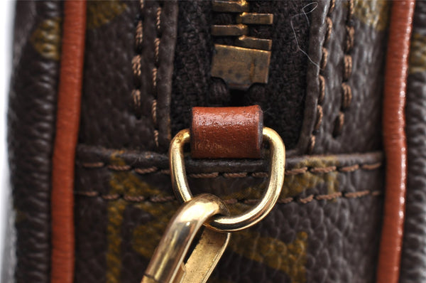 Auth Louis Vuitton Monogram Mini Poche Danube Shoulder Cross Bag Old Model 8186I