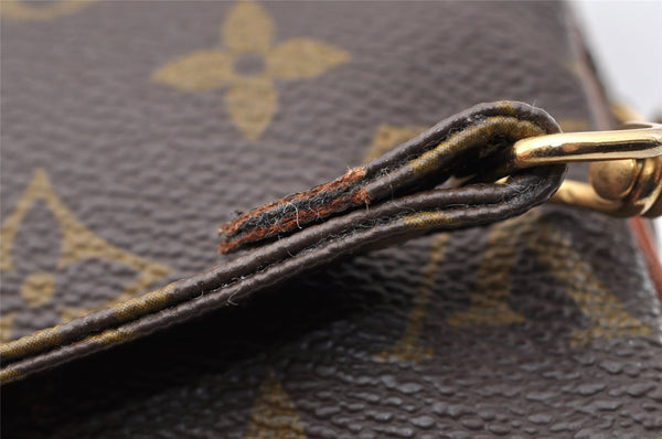 Auth Louis Vuitton Monogram Mini Poche Danube Shoulder Cross Bag Old Model 8186I