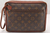 Authentic Louis Vuitton Monogram Pochette Sport Clutch Hand Bag Old Model 8189I