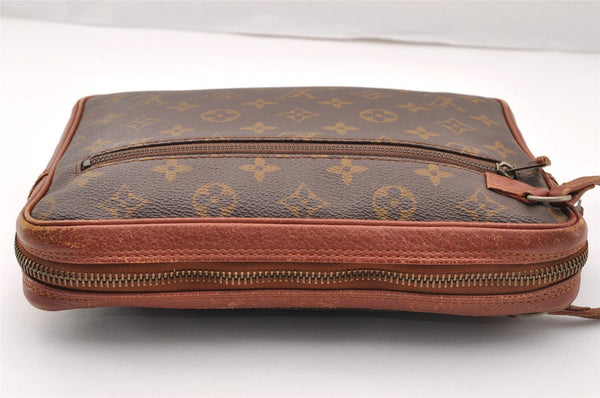 Authentic Louis Vuitton Monogram Pochette Sport Clutch Hand Bag Old Model 8189I