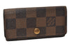 Authentic Louis Vuitton Damier Multicles 4 Key Case Holder N62631 LV 8189J