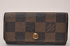 Authentic Louis Vuitton Damier Multicles 4 Key Case Holder N62631 LV 8189J
