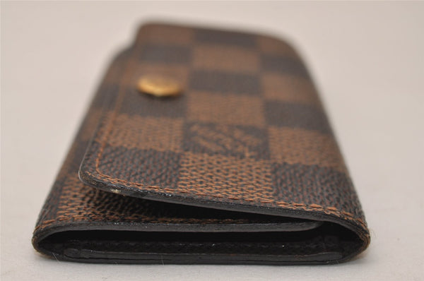 Authentic Louis Vuitton Damier Multicles 4 Key Case Holder N62631 LV 8189J