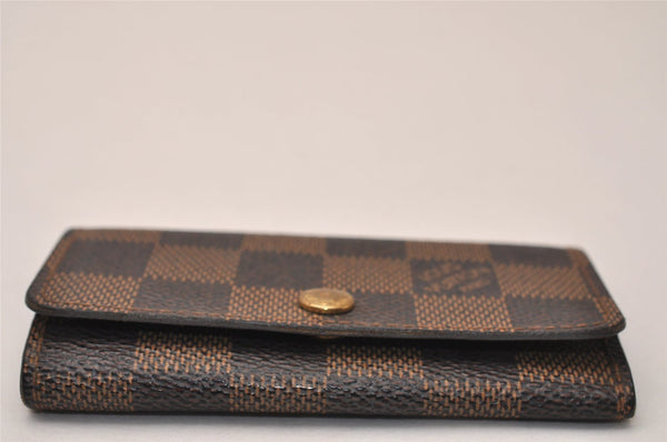 Authentic Louis Vuitton Damier Multicles 4 Key Case Holder N62631 LV 8189J