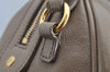 Authentic YVES SAINT LAURENT Muse 2Way Shoulder Hand Bag Leather Brown 8190I