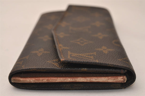 Louis Vuitton Monogram Pochette Porte Monnaie Credit Wallet M61723 Junk 8190J