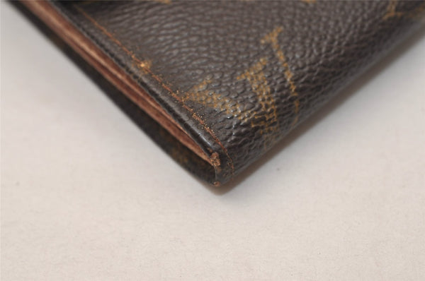 Louis Vuitton Monogram Pochette Porte Monnaie Credit Wallet M61723 Junk 8190J