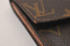 Louis Vuitton Monogram Pochette Porte Monnaie Credit Wallet M61723 Junk 8190J