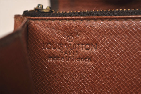 Louis Vuitton Monogram Pochette Porte Monnaie Credit Wallet M61723 Junk 8190J