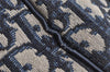 Authentic Christian Dior Trotter Hand Boston Bag Purse Canvas Leather Blue 8191I