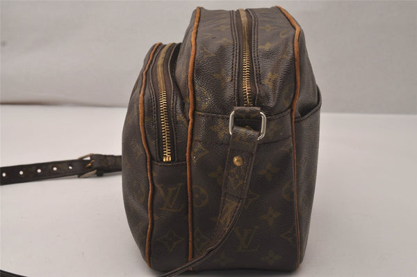 Authentic Louis Vuitton Monogram Nile Shoulder Cross Body Bag Old Model LV 8191J
