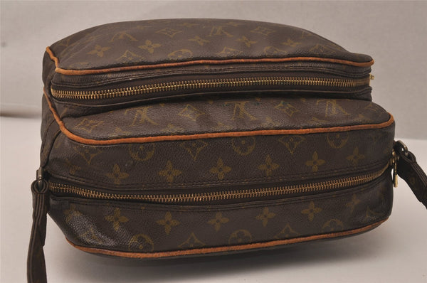 Authentic Louis Vuitton Monogram Nile Shoulder Cross Body Bag Old Model LV 8191J