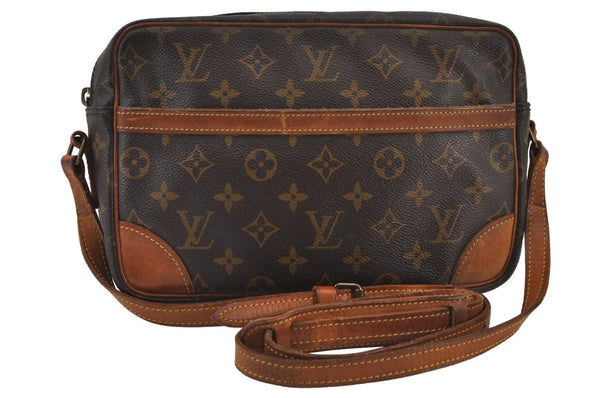 Authentic Louis Vuitton Monogram Trocadero 27 Shoulder Bag M51274 Junk 8192J