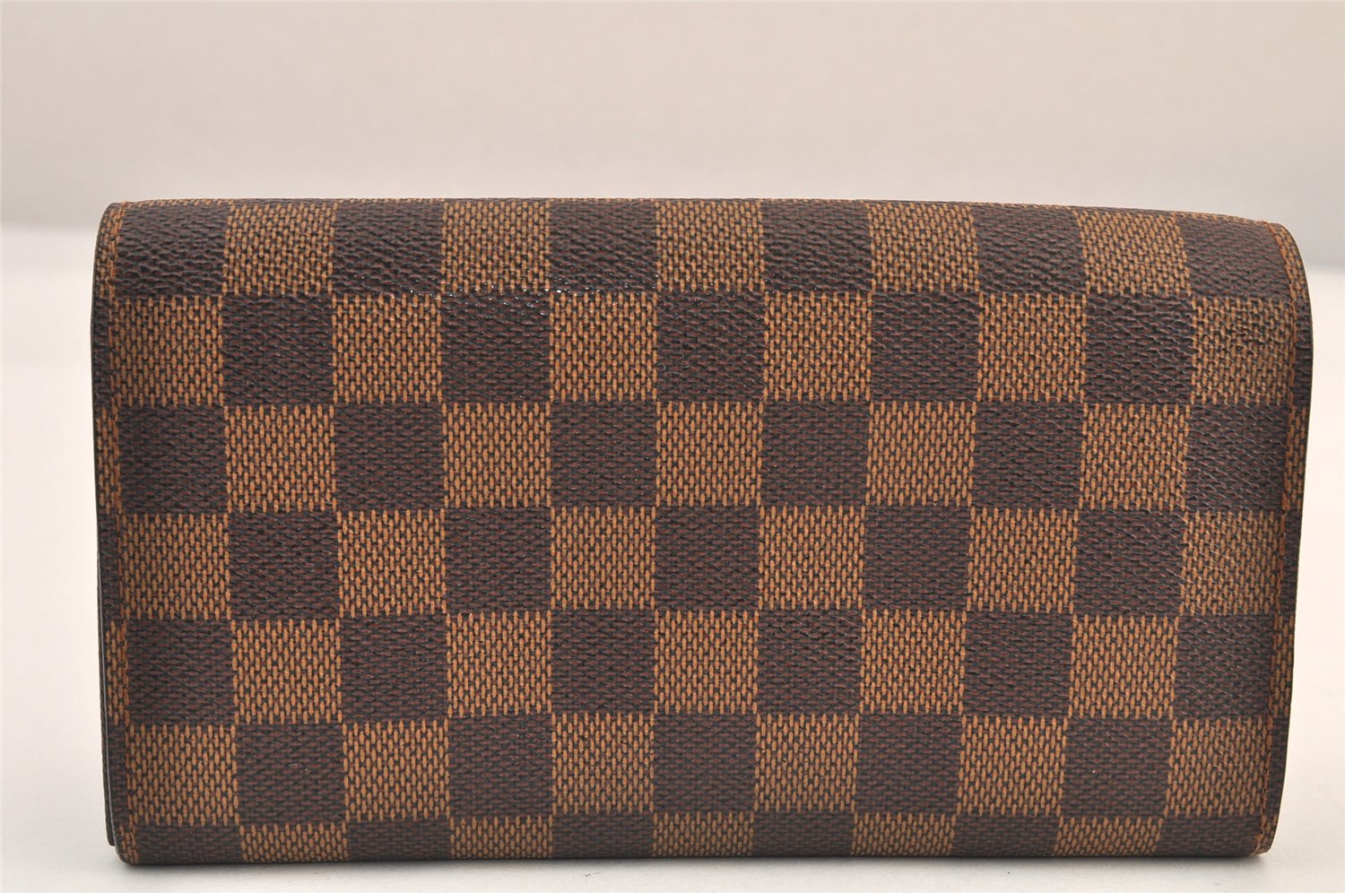 Authentic Louis Vuitton Damier Pochette Porte Monnaie Credit N61725 Wallet 8192M