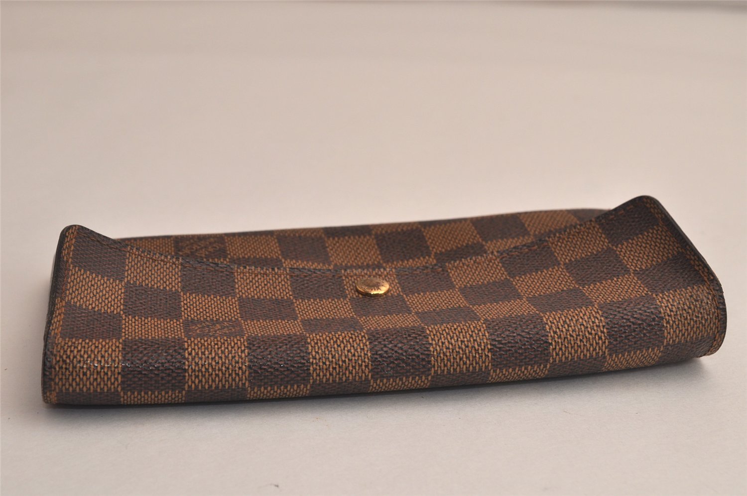 Authentic Louis Vuitton Damier Pochette Porte Monnaie Credit N61725 Wallet 8192M