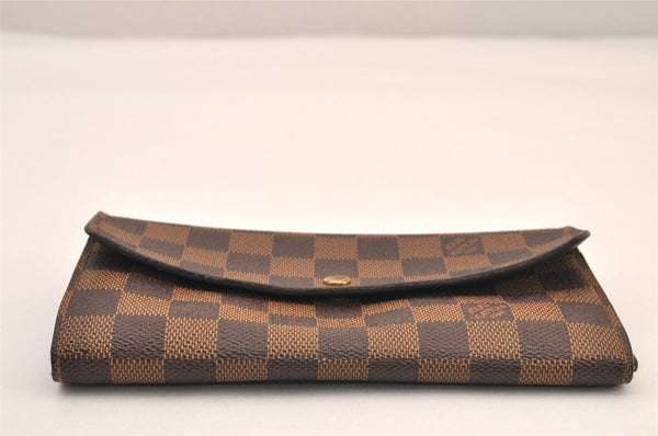 Authentic Louis Vuitton Damier Pochette Porte Monnaie Credit N61725 Wallet 8192M