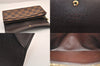 Authentic Louis Vuitton Damier Pochette Porte Monnaie Credit N61725 Wallet 8192M