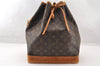 Authentic Louis Vuitton Monogram Noe Shoulder Drawstring Bag M42224 LV 8193I
