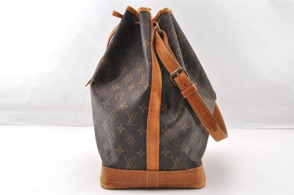 Authentic Louis Vuitton Monogram Noe Shoulder Drawstring Bag M42224 LV 8193I