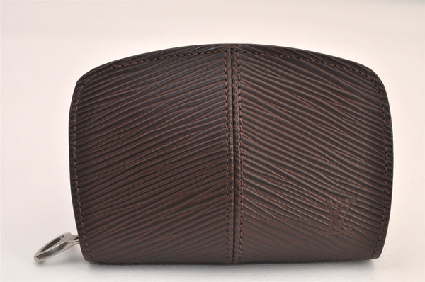 Authentic Louis Vuitton Epi Portefeuille Epi Z Coin Purse Brown M6344D LV 8193M