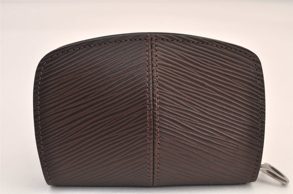 Authentic Louis Vuitton Epi Portefeuille Epi Z Coin Purse Brown M6344D LV 8193M