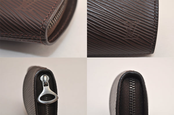 Authentic Louis Vuitton Epi Portefeuille Epi Z Coin Purse Brown M6344D LV 8193M