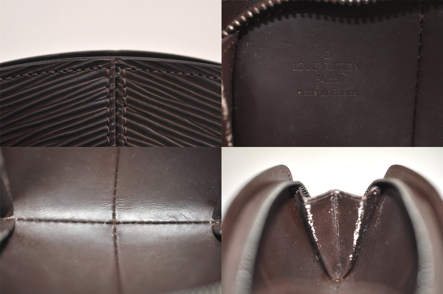 Authentic Louis Vuitton Epi Portefeuille Epi Z Coin Purse Brown M6344D LV 8193M