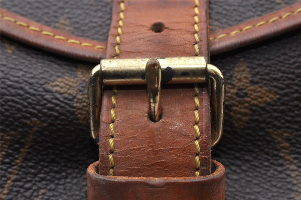 Authentic Louis Vuitton Monogram Saumur 35 Shoulder Cross Bag M42254 LV 8194I
