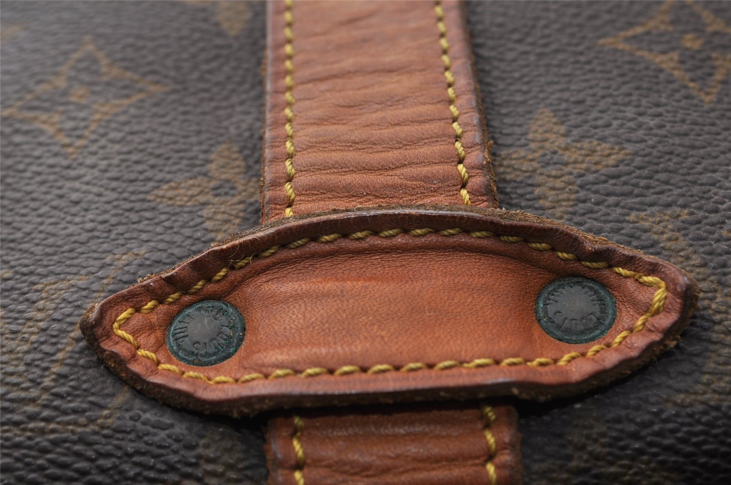 Authentic Louis Vuitton Monogram Saumur 35 Shoulder Cross Bag M42254 LV 8194I