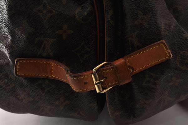 Authentic Louis Vuitton Monogram Saumur 35 Shoulder Cross Bag M42254 LV 8194I