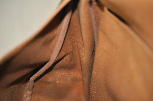 Authentic Louis Vuitton Monogram Saumur 35 Shoulder Cross Bag M42254 LV 8194I