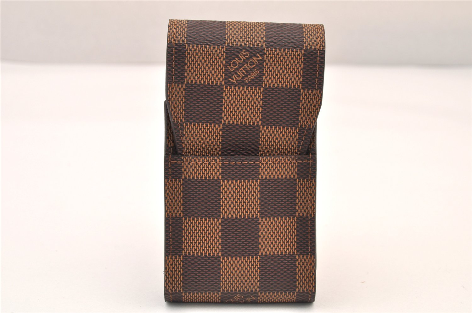 Authentic Louis Vuitton Damier Etui Cigarette Case N63024 LV 8194M