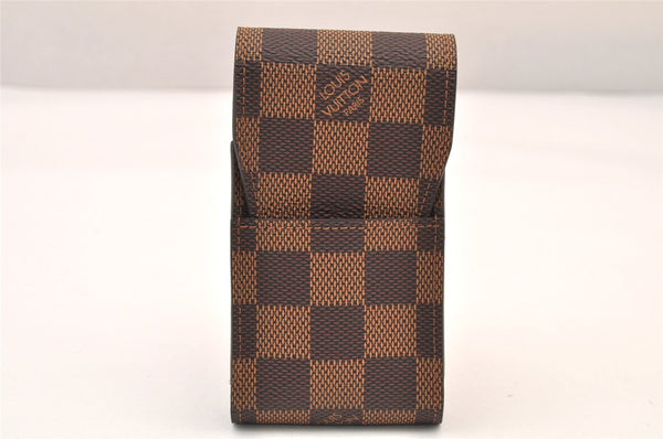 Authentic Louis Vuitton Damier Etui Cigarette Case N63024 LV 8194M