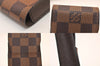 Authentic Louis Vuitton Damier Etui Cigarette Case N63024 LV 8194M