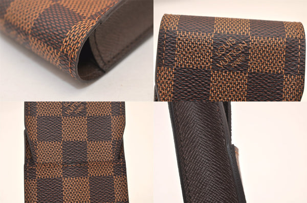 Authentic Louis Vuitton Damier Etui Cigarette Case N63024 LV 8194M