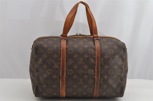 Authentic Louis Vuitton Monogram Sac Souple 35 Hand Boston Bag M41626 LV 8195I