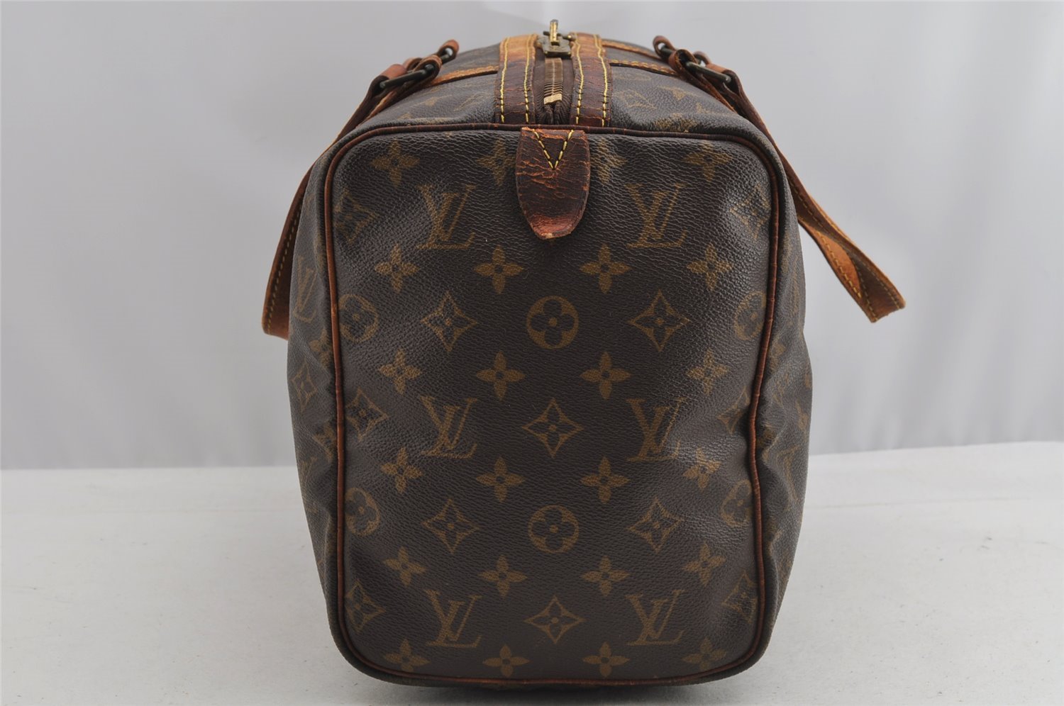 Authentic Louis Vuitton Monogram Sac Souple 35 Hand Boston Bag M41626 LV 8195I