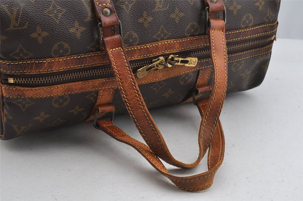 Authentic Louis Vuitton Monogram Sac Souple 35 Hand Boston Bag M41626 LV 8195I