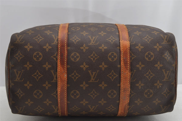 Authentic Louis Vuitton Monogram Sac Souple 35 Hand Boston Bag M41626 LV 8195I