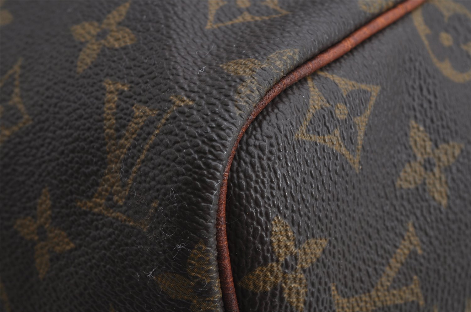 Authentic Louis Vuitton Monogram Sac Souple 35 Hand Boston Bag M41626 LV 8195I