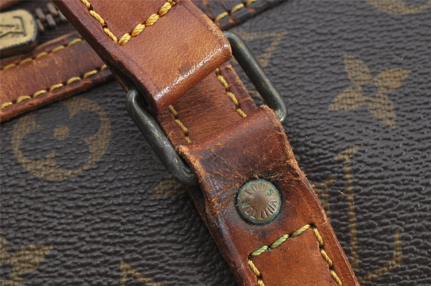 Authentic Louis Vuitton Monogram Sac Souple 35 Hand Boston Bag M41626 LV 8195I