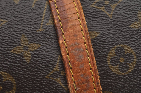 Authentic Louis Vuitton Monogram Sac Souple 35 Hand Boston Bag M41626 LV 8195I