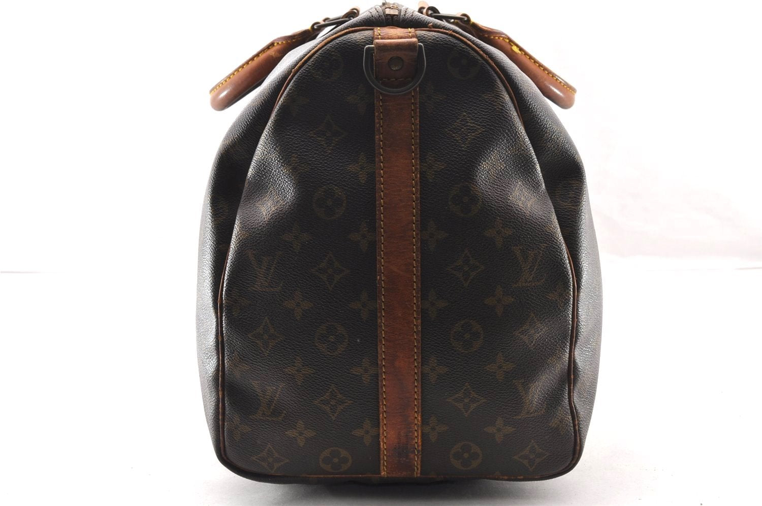 Authentic Louis Vuitton Monogram Keepall Bandouliere 50 M41416 Boston Bag 8196I