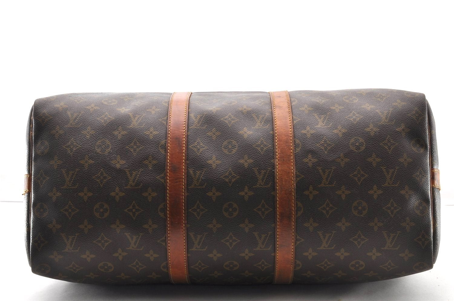 Authentic Louis Vuitton Monogram Keepall Bandouliere 50 M41416 Boston Bag 8196I