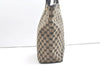 Authentic GUCCI Vintage Shoulder Tote Bag GG Canvas Leather 0021098 Black 8196J