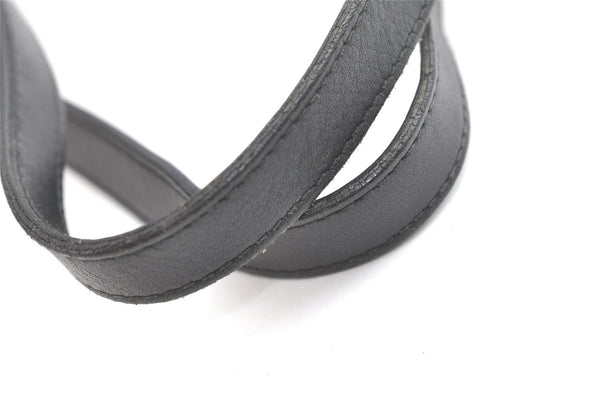 Authentic GUCCI Vintage Shoulder Tote Bag GG Canvas Leather 0021098 Black 8196J