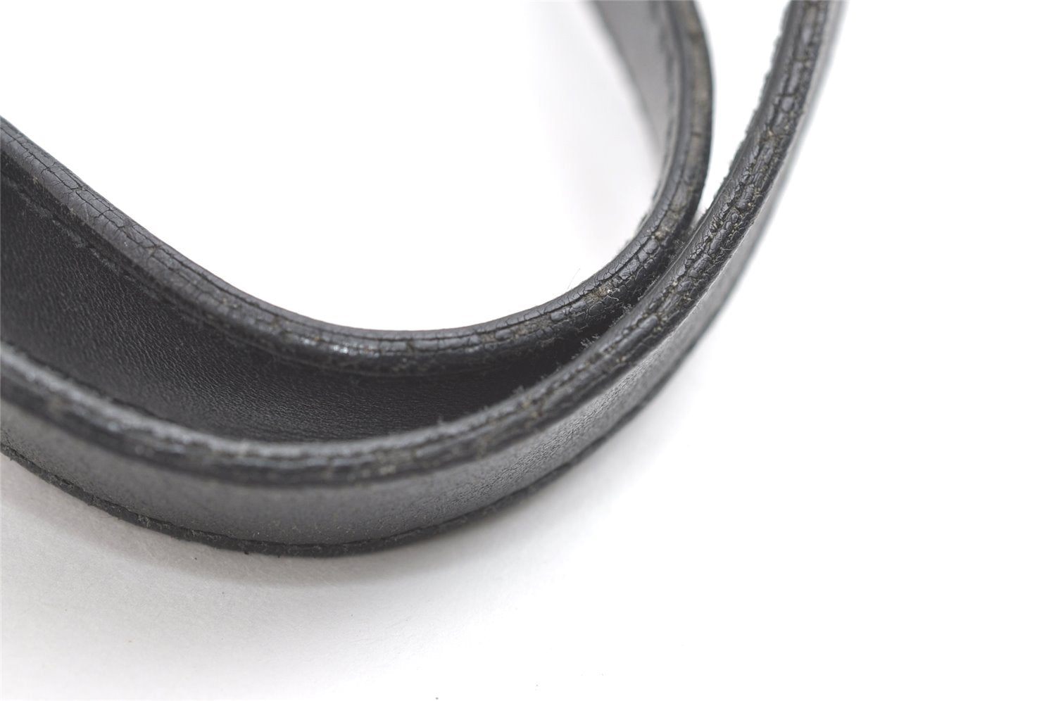 Authentic GUCCI Vintage Shoulder Tote Bag GG Canvas Leather 0021098 Black 8196J