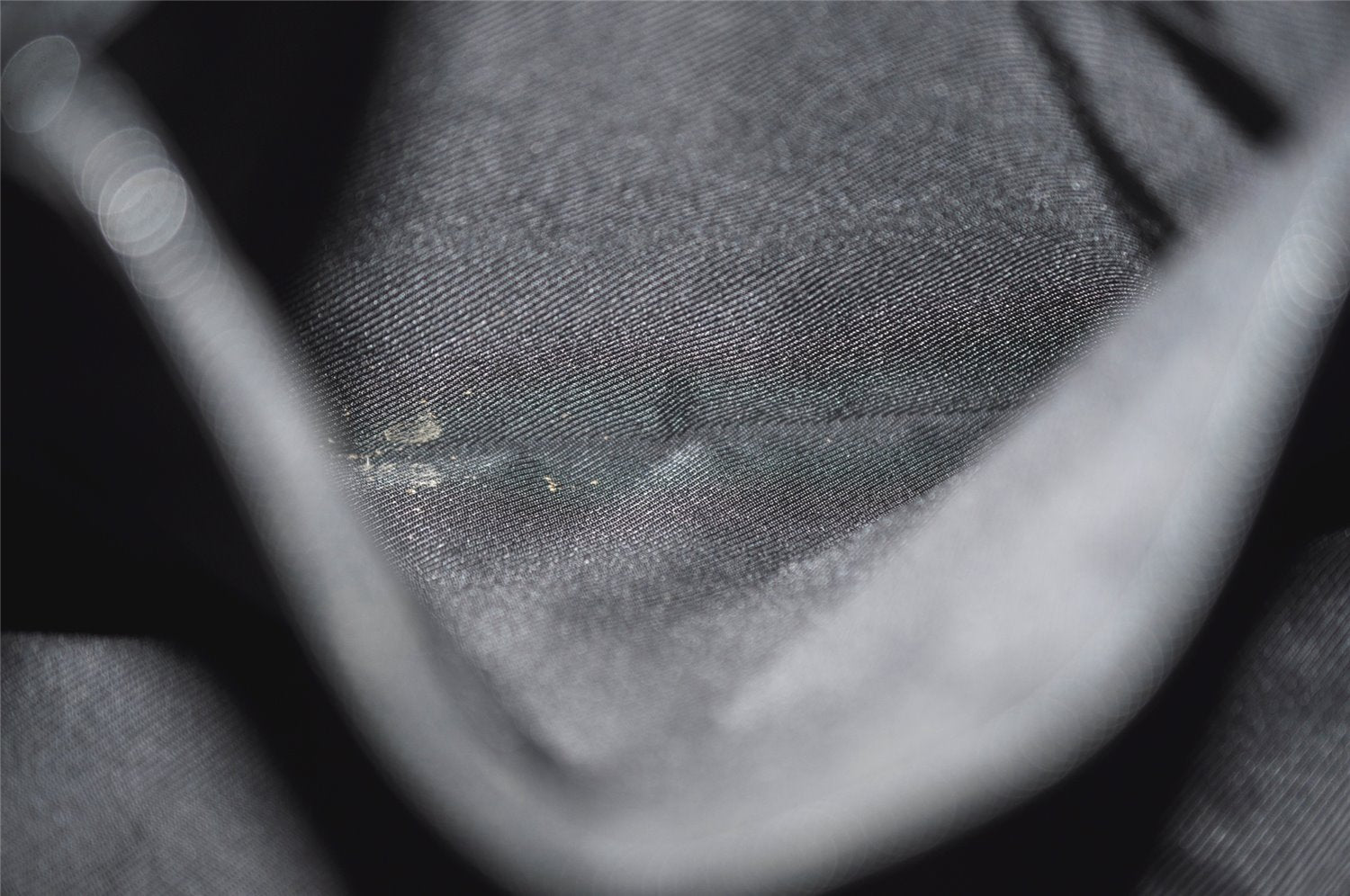 Authentic GUCCI Vintage Shoulder Tote Bag GG Canvas Leather 0021098 Black 8196J